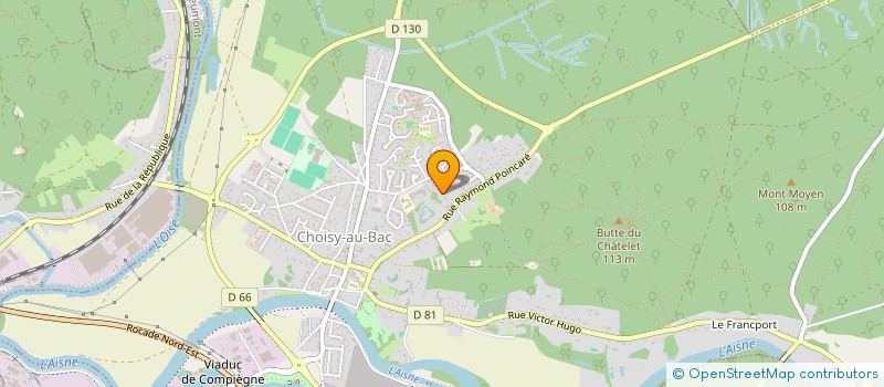 localisation de l'entreprise TAXI CARL  CHOISY-AU-BAC