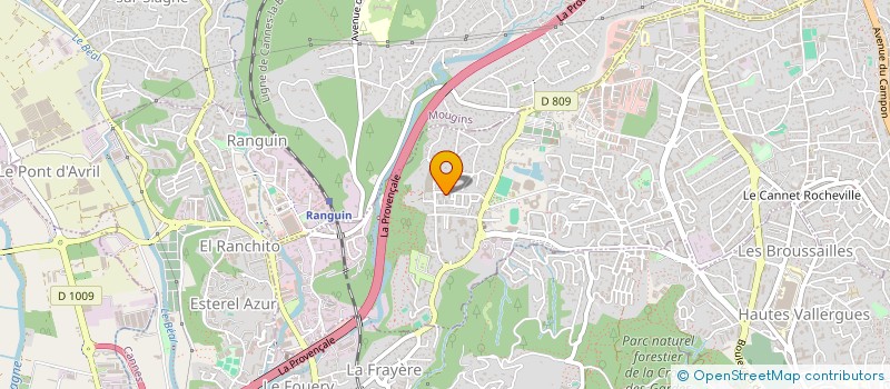 localisation de l'entreprise TAXI CARLOS CANNES à MANDELIEU-LA-NAPOULE