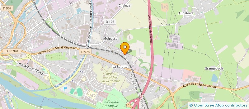 localisation de l'entreprise TAXI CAROLA à NEVERS