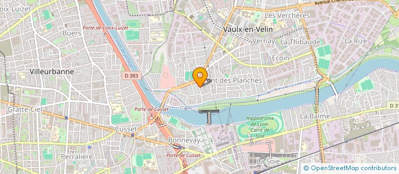 localisation de l'entreprise TAXI CEDRIC  VAULX-EN-VELIN