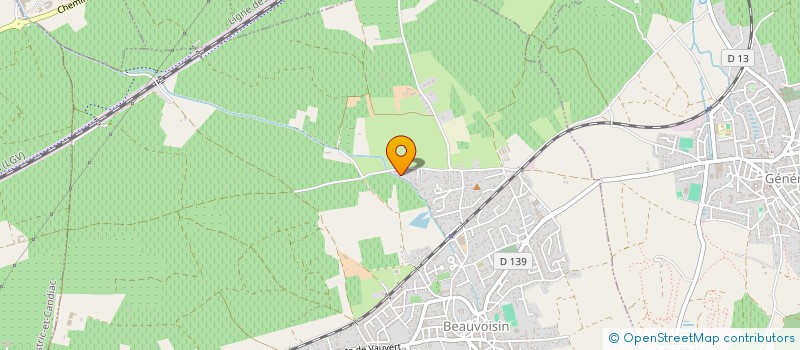 localisation de l'entreprise TAXI CHANAT PHILIPPE  BEAUVOISIN