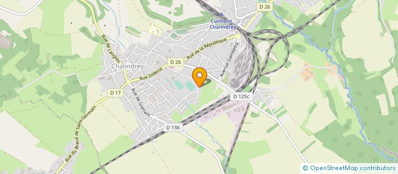 localisation de l'entreprise TAXI CHANSON à CHALINDREY