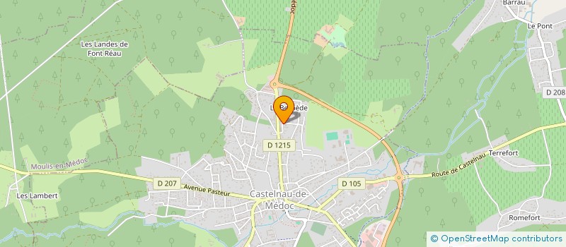 localisation de l'entreprise TAXI CHOUKRY  CASTELNAU-DE-MEDOC