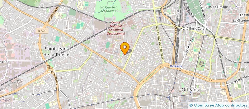 localisation de l'entreprise TAXI CHRISTOPHE à ORLEANS