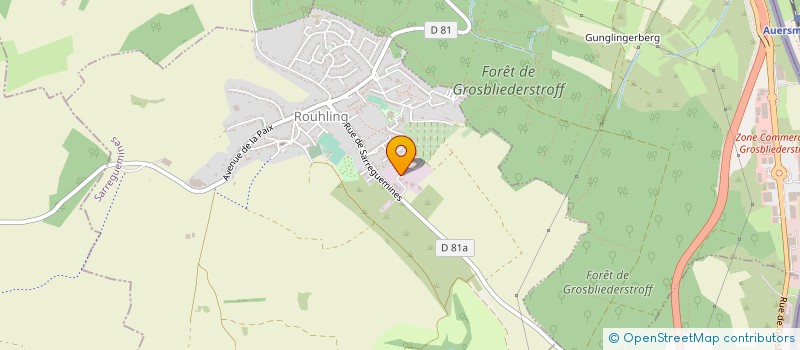 localisation de l'entreprise TAXI CHRONO DE L'EST  ROUHLING