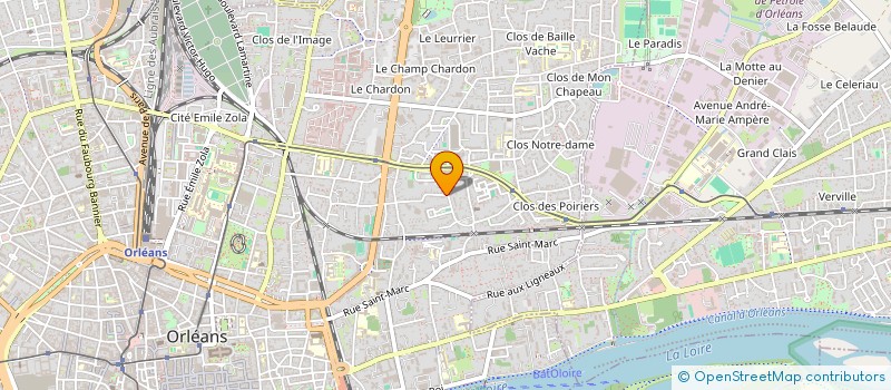 localisation de l'entreprise TAXI CHRONO ORLEANS à ORLEANS