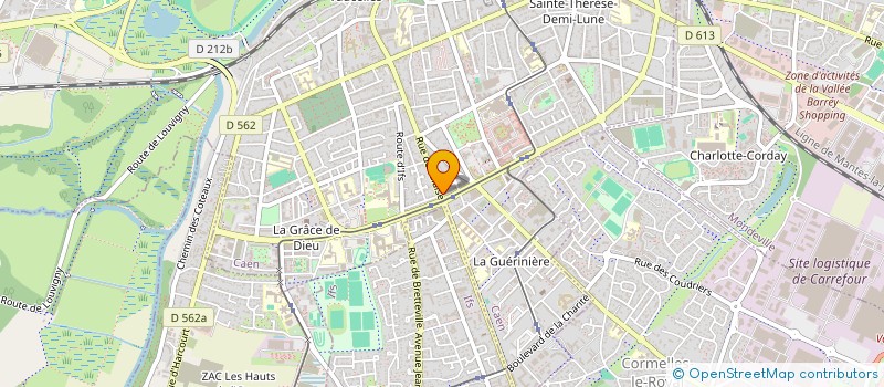 localisation de l'entreprise TAXI & CIE à CAEN