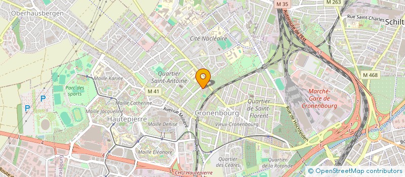 localisation de l'entreprise TAXI CITY 67 à STRASBOURG