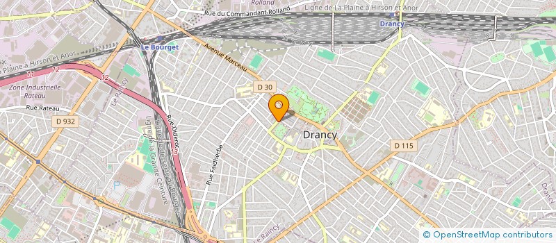 localisation de l'entreprise TAXI CM à DRANCY