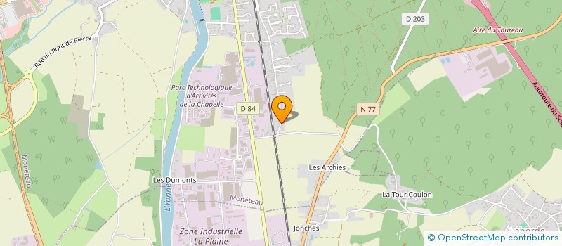 localisation de l'entreprise TAXI COLIS EXPRESS à MONETEAU