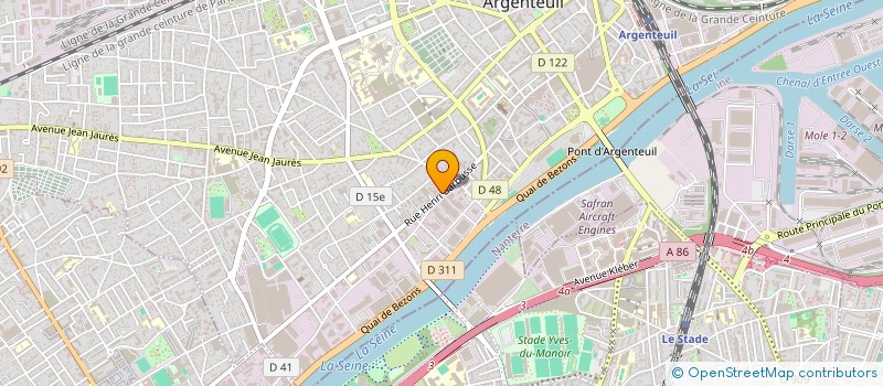 localisation de l'entreprise TAXI CONFORT  ARGENTEUIL