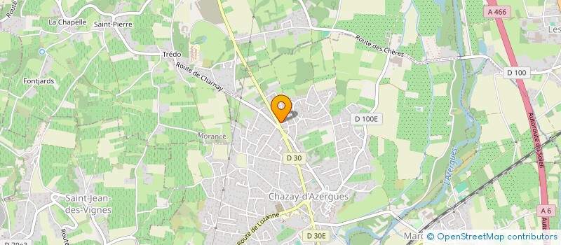 localisation de l'entreprise TAXI CONFORT LYON  CHAZAY-D'AZERGUES