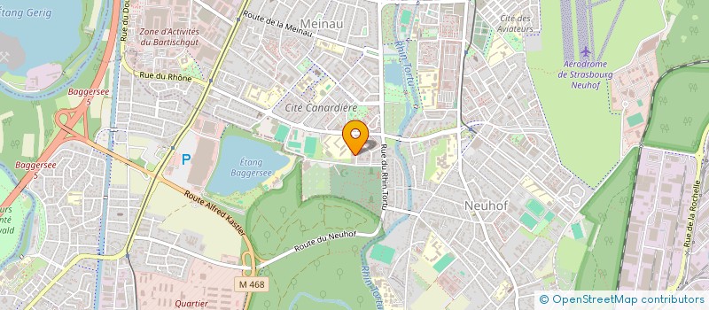 localisation de l'entreprise TAXI CONSTELLIUM  STRASBOURG