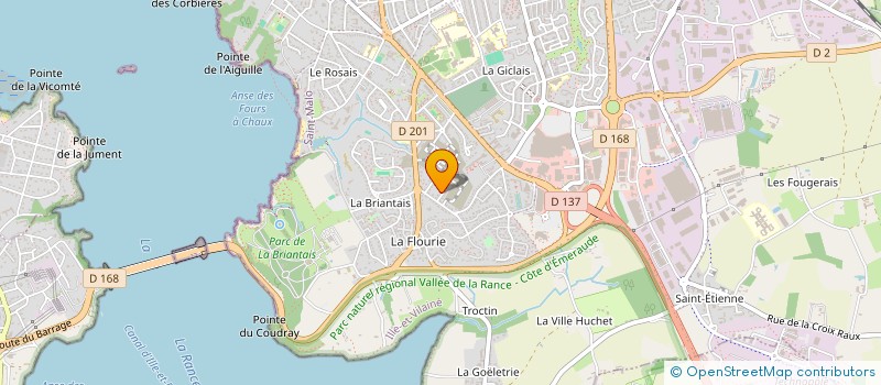 localisation de l'entreprise TAXI CORSAIRE  SAINT-MALO