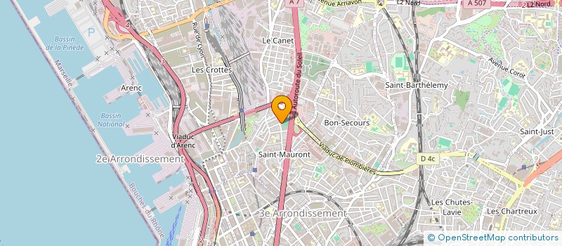 localisation de l'entreprise TAXI CORSO à MARSEILLE