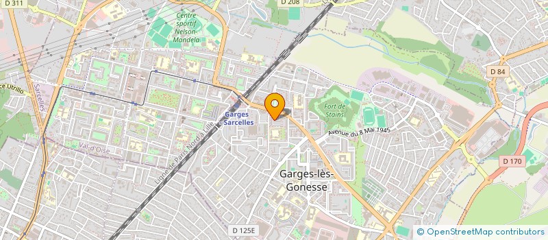 localisation de l'entreprise TAXI CRYSTAL  GARGES LES GONESSE