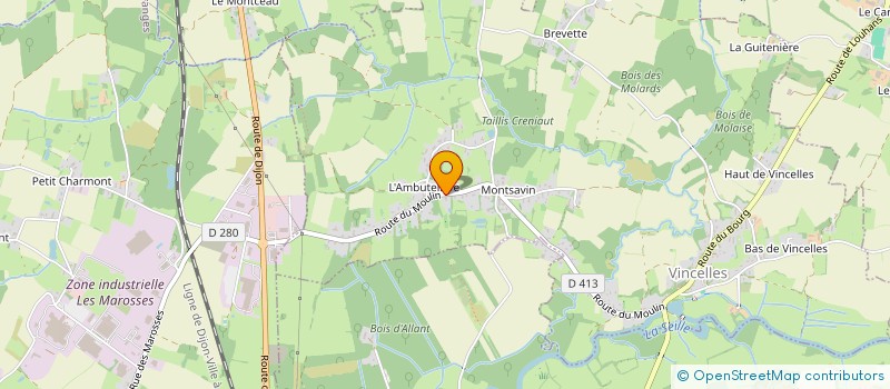 localisation de l'entreprise TAXI CYRIL 71  VINCELLES