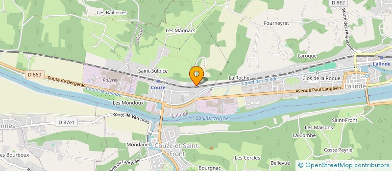 localisation de l'entreprise TAXI CYRIL CORNUT  LALINDE