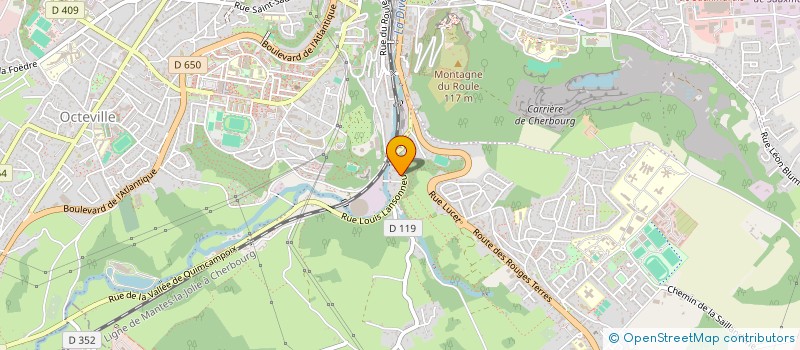 localisation de l'entreprise TAXI D'HERBEY  CHERBOURG-EN-COTENTIN