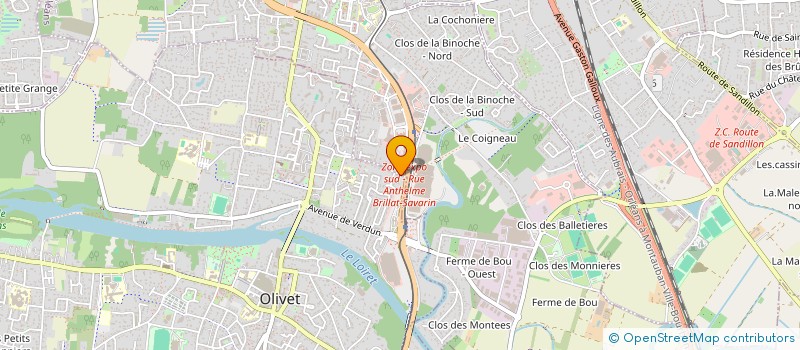 localisation de l'entreprise TAXI D'OLIVET à OLIVET