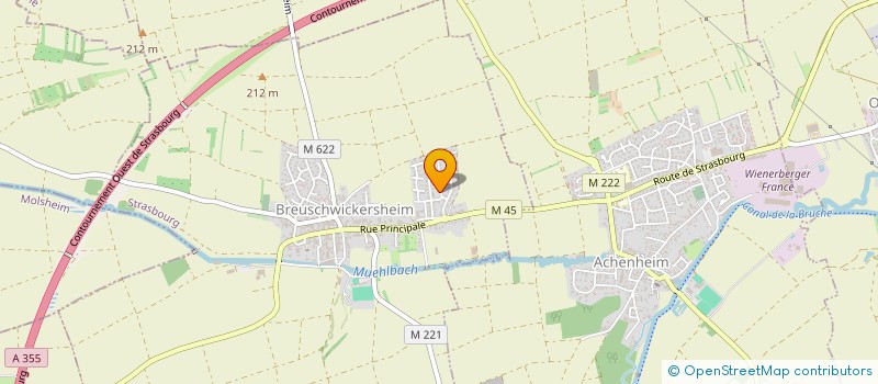 localisation de l'entreprise TAXI DAGOBERT  HANGENBIETEN