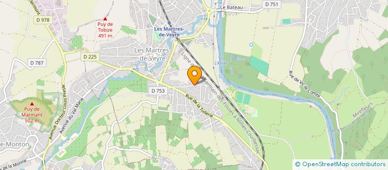 localisation de l'entreprise TAXI DALLET  LES MARTRES-DE-VEYRE