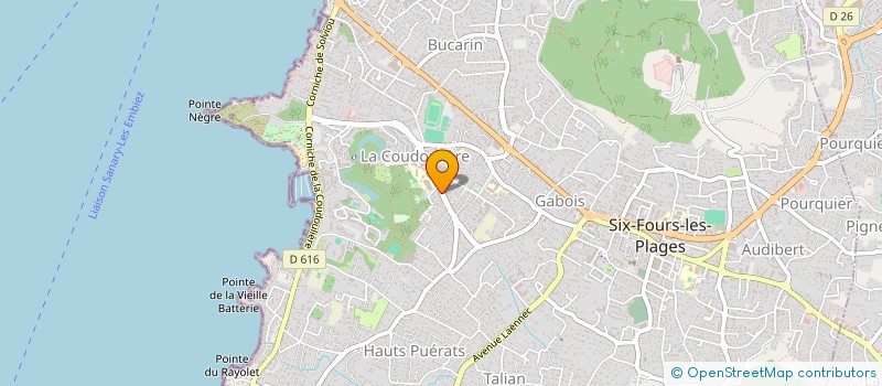 localisation de l'entreprise TAXI DAMIEN à SIX-FOURS-LES-PLAGES