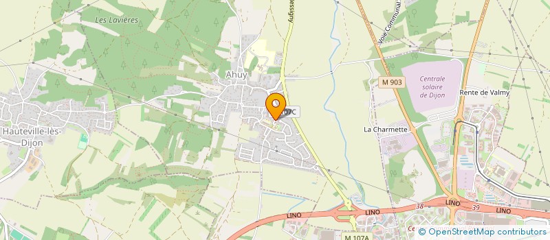 localisation de l'entreprise TAXI DAMIEN RAVIOT  AHUY