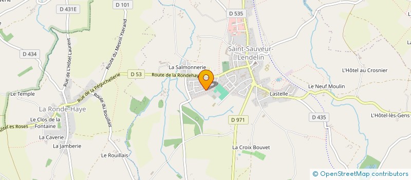 localisation de l'entreprise TAXI DANLOS  SAINT-SAUVEUR-VILLAGES