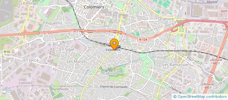 localisation de l'entreprise TAXI DAVELO à COLOMIERS