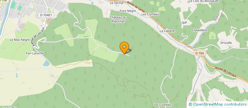 localisation de l'entreprise TAXI DAVID LABORDE  MONTIGNAC-LASCAUX