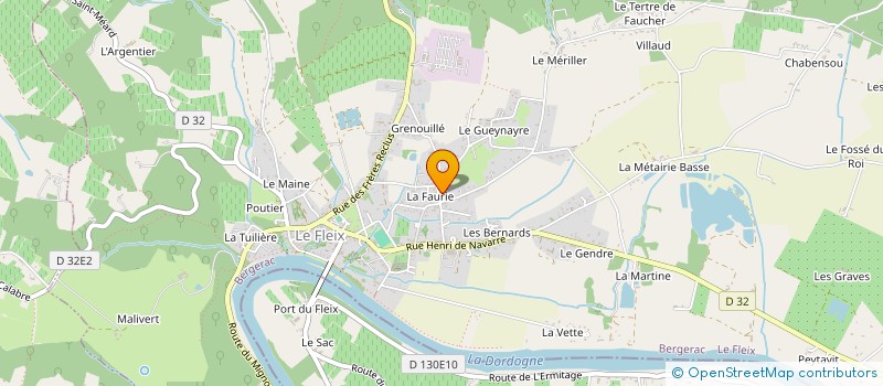 localisation de l'entreprise TAXI DAVID MARZELLE à LE FLEIX