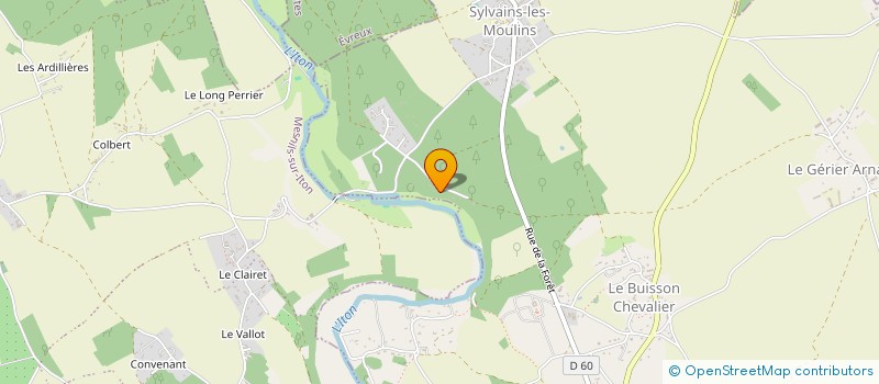 localisation de l'entreprise TAXI DBH  SYLVAINS-LES-MOULINS