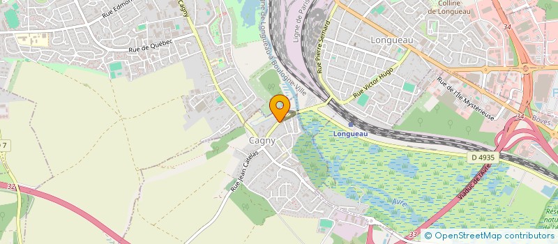 localisation de l'entreprise TAXI DE CAGNY  CAGNY