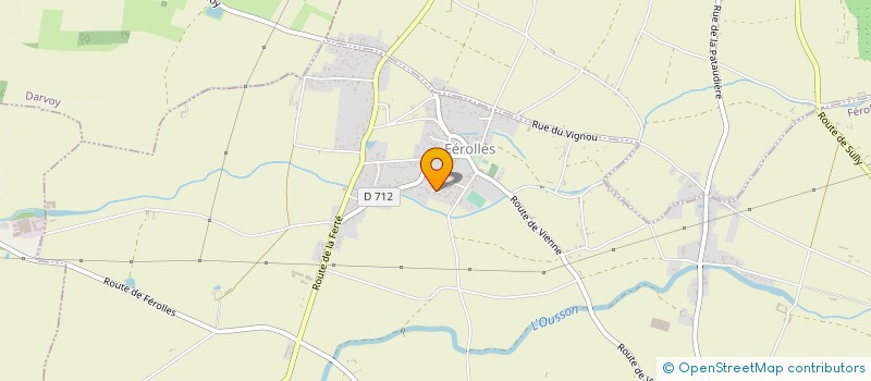 localisation de l'entreprise TAXI DE FEROLLES  FEROLLES
