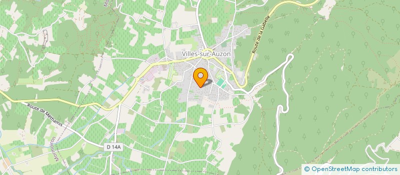 localisation de l'entreprise TAXI DE L AUZON  MAZAN