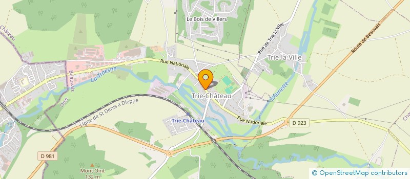 localisation de l'entreprise TAXI DE L'EGUILLON  TRIE-CHATEAU