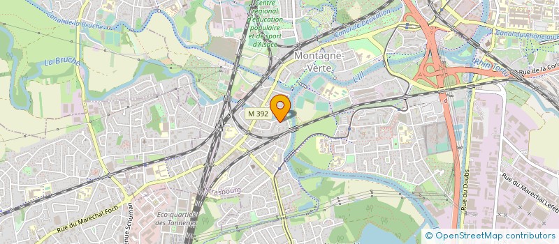 localisation de l'entreprise TAXI DE L ILL à STRASBOURG