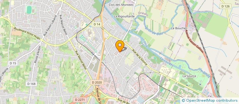 localisation de l'entreprise TAXI DE LA BIONNE à OLIVET