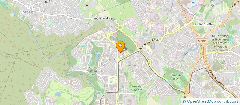 localisation de l'entreprise TAXI DE LA COLLINE à MONTPELLIER