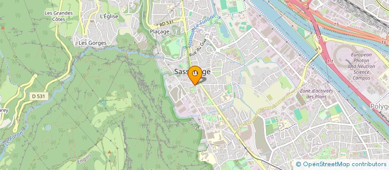 localisation de l'entreprise TAXI DE LA FALAISE  SASSENAGE