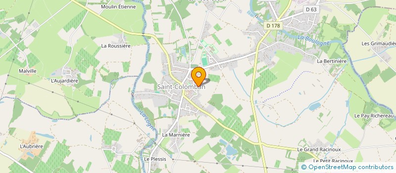 localisation de l'entreprise TAXI DE LA LOGNE  SAINT-COLOMBAN