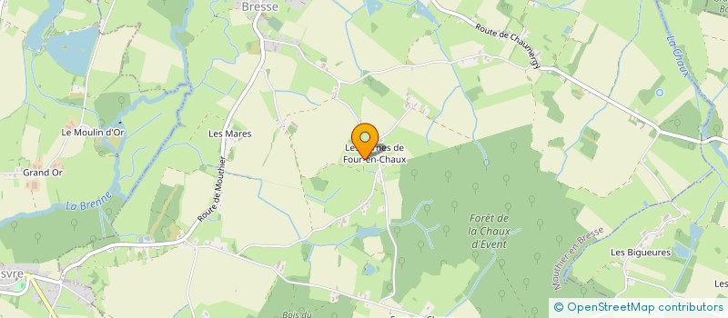 localisation de l'entreprise TAXI DE LA LUNA  MOUTHIER-EN-BRESSE