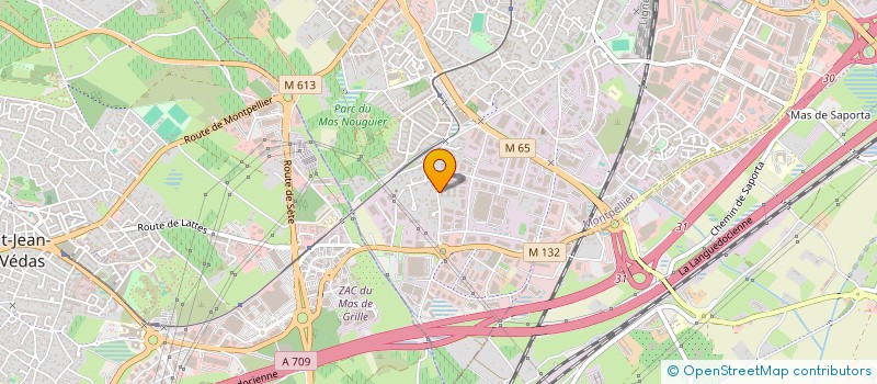 localisation de l'entreprise TAXI DE LA PINEDE à MONTPELLIER