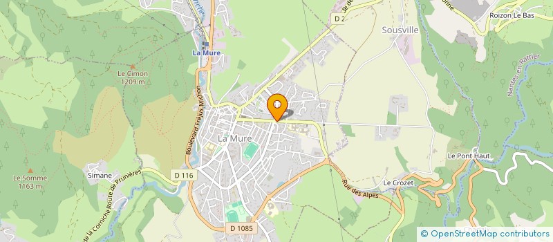 localisation de l'entreprise TAXI DE LAFFREY  SAINT-HONORE