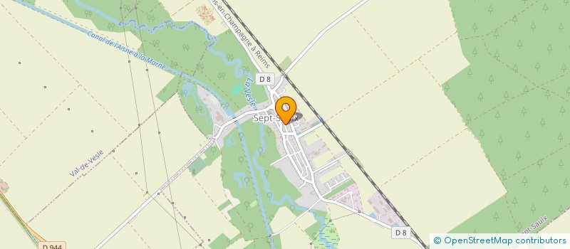 localisation de l'entreprise TAXI DE MAILLY CHAMPAGNE  SEPT-SAULX