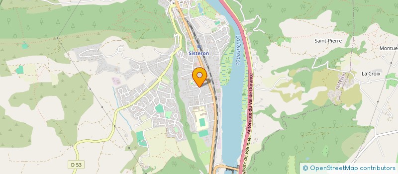 localisation de l'entreprise TAXI DE MONTFORT à SISTERON