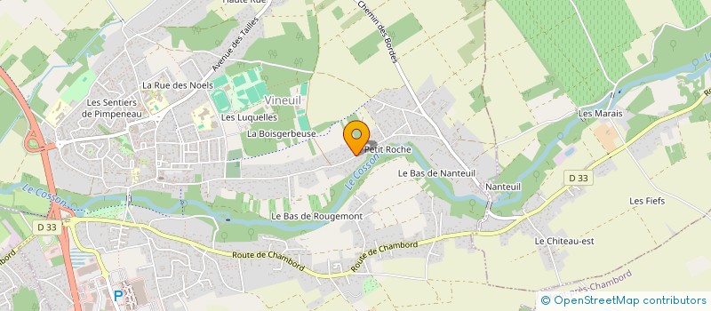 localisation de l'entreprise TAXI DE MONTLIVAULT  VINEUIL