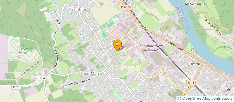 localisation de l'entreprise TAXI DE SAINT AQUILIN à SAINT-MARCEL