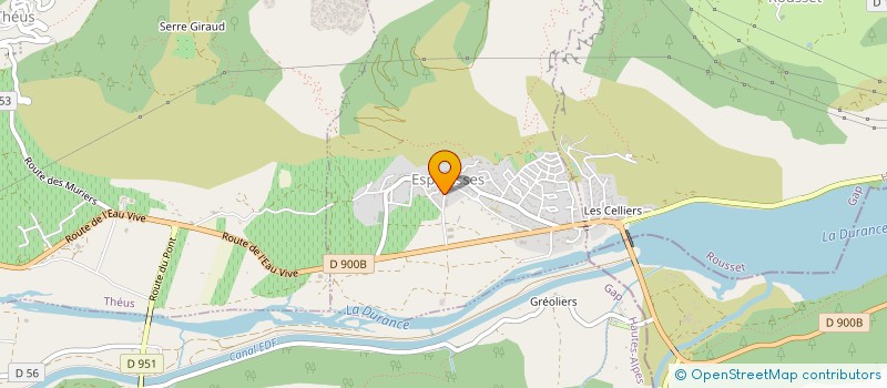 localisation de l'entreprise TAXI DE SERRE PONCON  THEUS